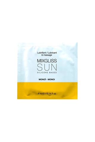 Dosette lubrifiant à base de silicone - Monoï - 4 ml