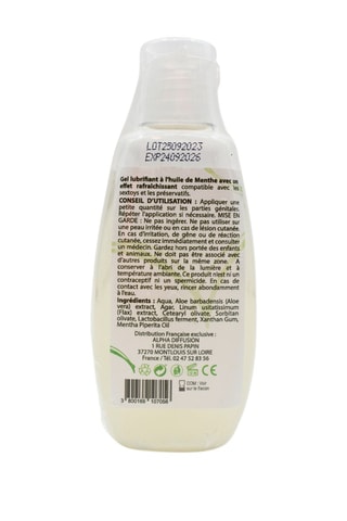 Lubrifiant à base d'eau - Menthe poivrée - 90 ml