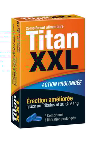 TitanXXL Stimulant sexuel 2 comprimés