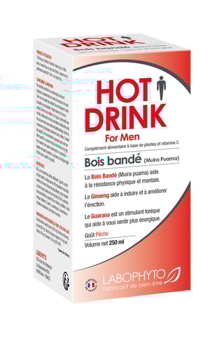 Hot Drink Homme bois bandé - 250 ml