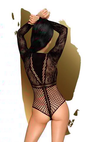 Body fantaisie Spicy whisper - Noir