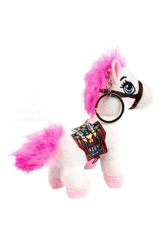 Portachiavi cavallo - Rosa - 13 x 12 cm