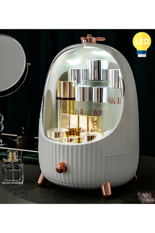 Organizer make-up formato grande - Bianco