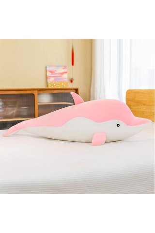 Cuscino delfino - Rosa - 44 x 18 cm