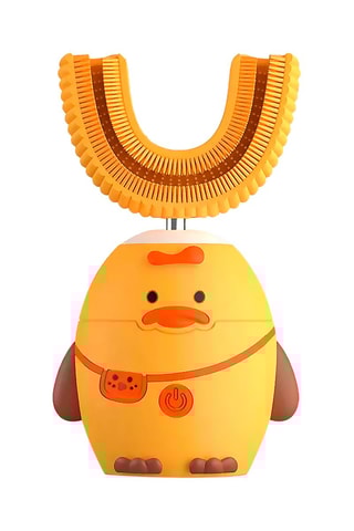 Spazzolino da denti elettrico per bambini - Giallo e arancione