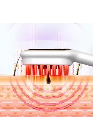 Pettine con luce LED - Bianco