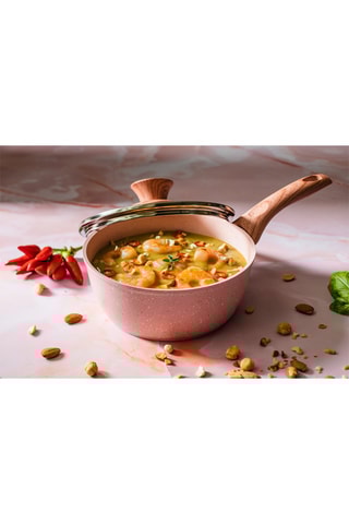 Steelpan met Deksel Stonerose 18 cm - 1,85 l