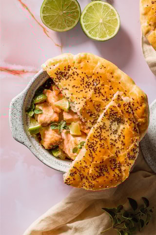 2 Aardewerk Ministoofpannen Stonewhite - 14,5 cm