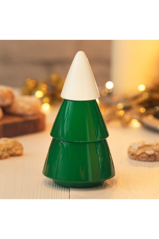 Beukenhouten Kruidenmolen Kerstboom - 15,5 cm