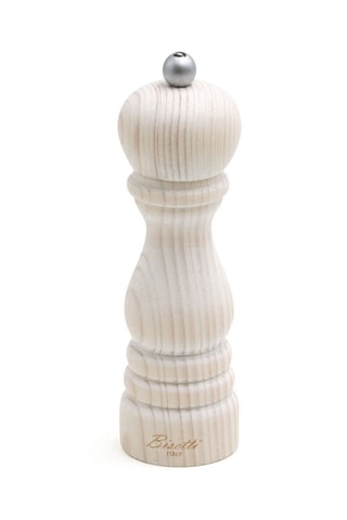 Houten Pepermolen Shabby - H 19 cm - Wit