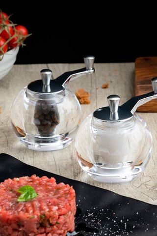 2 Peper- en Zoutmolens 9 cm