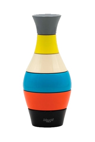 Gelakt Houten Kruidenmolen Vaas 19 cm