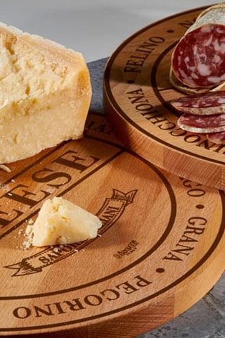 Beukenhouten Snijplank "Cheese" - Naturel