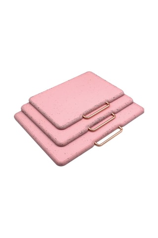 3 Snijplanken met Basis StoneRose