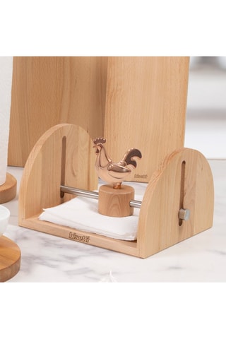 Beukenhouten Servettenhouder Cocorico