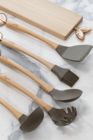 Beukenhouten Soeplepel Printemps doré