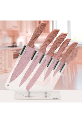 5-delig Messenblok Stonerose