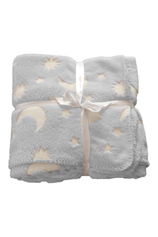 Couverture fluorescente Stars - Bleu - 80 x 110 cm