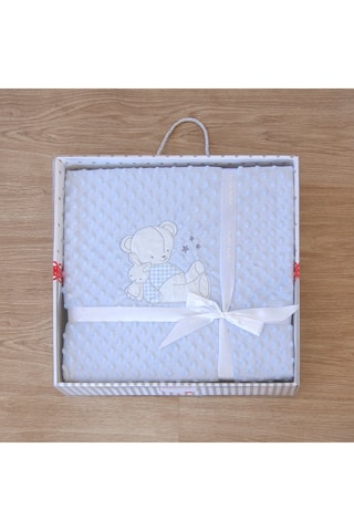 Couverture Bubble Bear Stars - Bleu - 80 x 110 cm