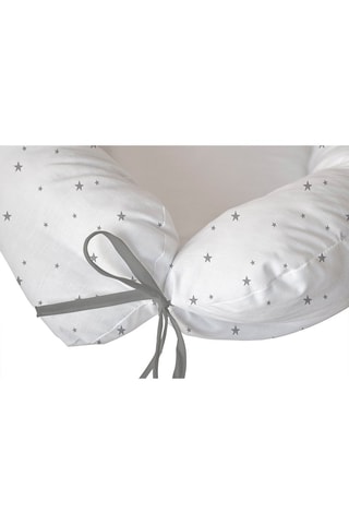 Coussin de couffin Carina Friends - Gris et blanc - Dès 8 mois