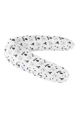 Coussin d’allaitement Wild Bear - Blanc et noir - 145 x 25 cm