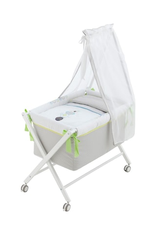 Berceau et linge de lit Elephants - Dès la naissance - 5 pièces