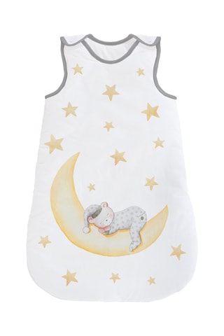 Gigoteuse Marlon Nights - Blanc et jaune - 70 cm