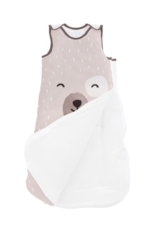 Gigoteuse Smiling Bear - Beige et blanc - 90 cm