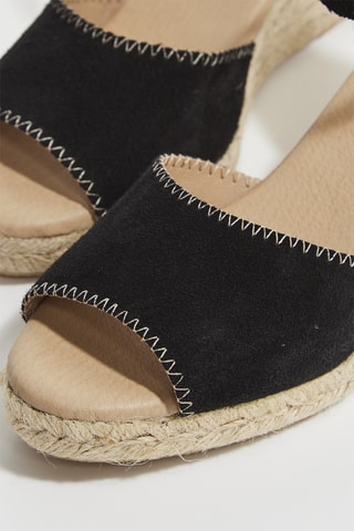 Splitleren Espadrilles met Sleehak Jaen - Wit
