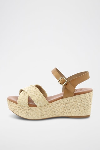 Sandalias con plataforma Romea - Beige