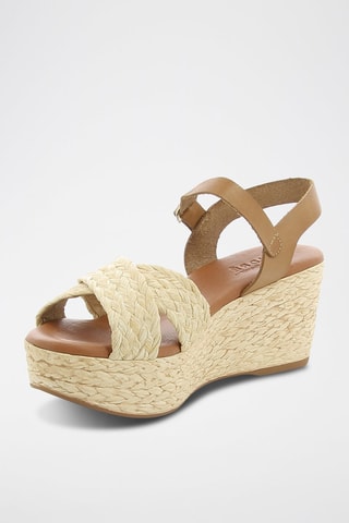 Sandalias con plataforma Romea - Beige