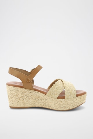 Sandalias con plataforma Romea - Beige
