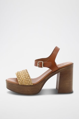 Sandalias de tacón Rayssa - Beige