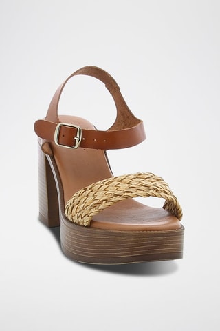 Sandalias de tacón Rayssa - Beige