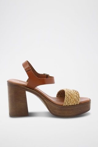 Sandalias de tacón Rayssa - Beige