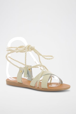 Leren  Sandalen Rococo - Beige
