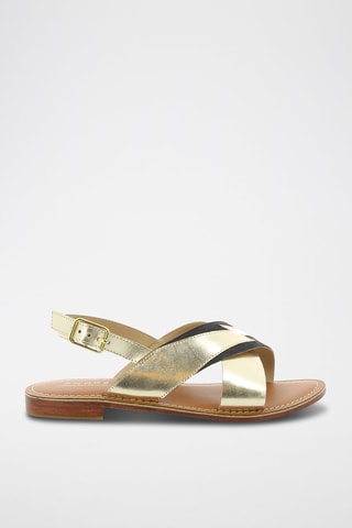 Leren Sandalen Regan - Marineblauw