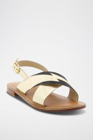 Leren Sandalen Regan - Marineblauw