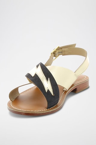 Leren Sandalen Regan - Marineblauw