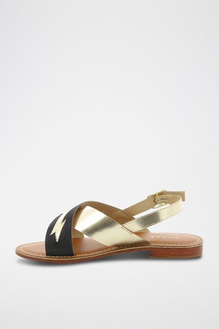 Leren Sandalen Regan - Marineblauw