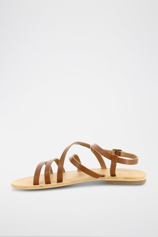 Leren Sandalen Romanie - Camel