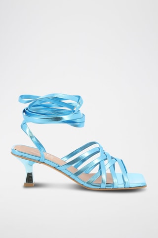 Leren  Sandalen Emilya - Blauw