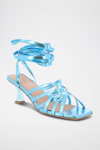 Leren  Sandalen Emilya - Blauw