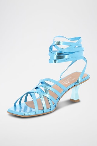 Leren  Sandalen Emilya - Blauw