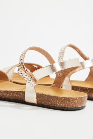 Leren Sandalen Fairy - Goudkleurig