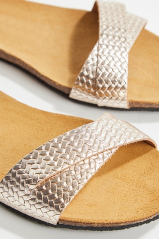 Leren Sandalen Fairy - Goudkleurig