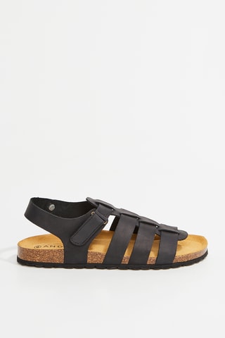 Sandales en cuir Figeac - Noir