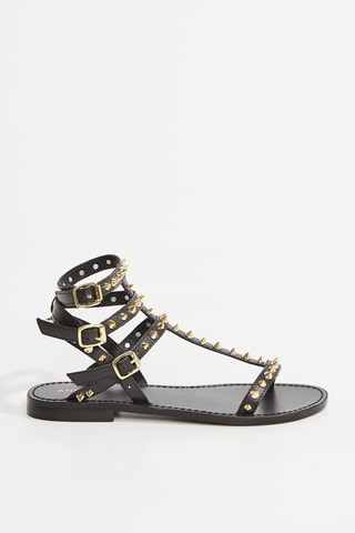 Leren Sandalen Spring - Zwart