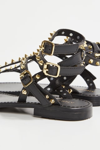 Leren Sandalen Spring - Zwart