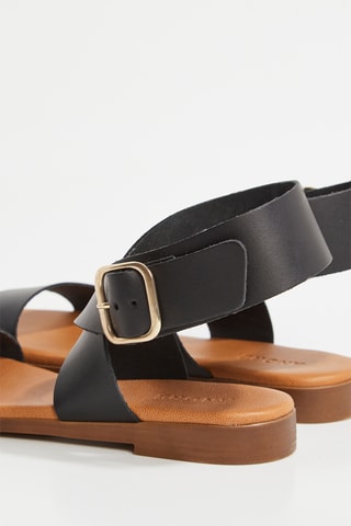 Leren Sandalen Aydin - Zwart